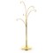 5-Arm Scroll Tree Branches Gold Metal Ornament Display Stand 14.5 Inches (Poland)